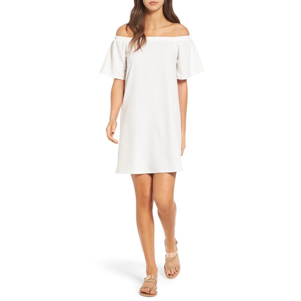 BP. Off the Shoulder Shift Dress